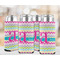 Colorful Chevron 12oz Tall Can Sleeve - Set of 4 - LIFESTYLE