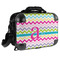 Colorful Chevron 15" Hard Shell Briefcase - FRONT