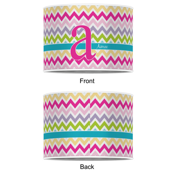 Colorful Chevron 16" Drum Lampshade - APPROVAL (Poly Film)