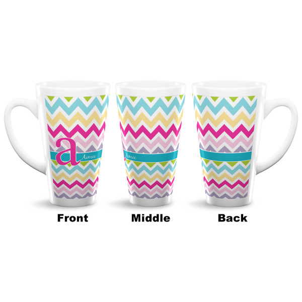 Colorful Chevron 16 Oz Latte Mug - Approval