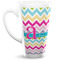 Colorful Chevron 16 Oz Latte Mug - Front