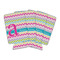 Colorful Chevron Can Cooler (16 oz) - Set of 4 (Personalized)