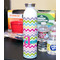 Colorful Chevron 20oz Water Bottles - Full Print - In Context
