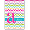 Colorful Chevron Wood Print - 20x30 (Personalized)