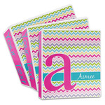 Colorful Chevron 3-Ring Binder (Personalized)