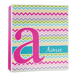 Colorful Chevron 3-Ring Binder - 1 inch (Personalized)