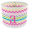 Colorful Chevron 8" Drum Lampshade - ANGLE Poly-Film
