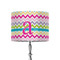 Colorful Chevron 8" Drum Lamp Shade - Fabric (Personalized)