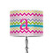 Colorful Chevron 8" Drum Lamp Shade - Poly-film (Personalized)