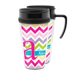 Colorful Chevron Acrylic Travel Mug (Personalized)
