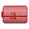 Colorful Chevron Aluminum Baking Pan - Red Lid - FRONT