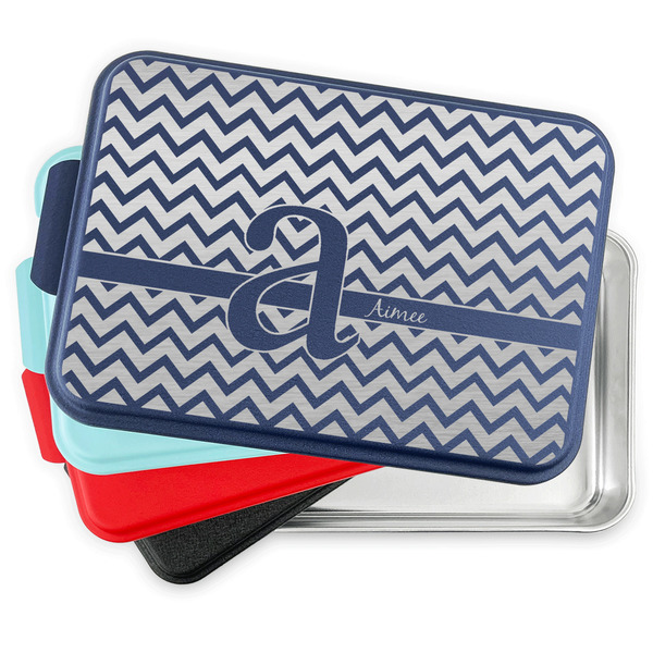 Colorful Chevron Aluminum Cake Pan with Lid - PARENT/MAIN