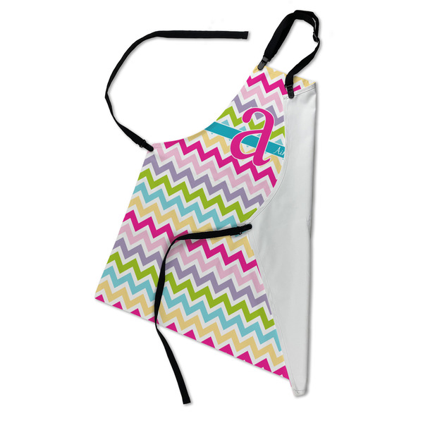 Colorful Chevron Apron - Folded