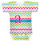 Colorful Chevron Baby Bodysuit 3-6