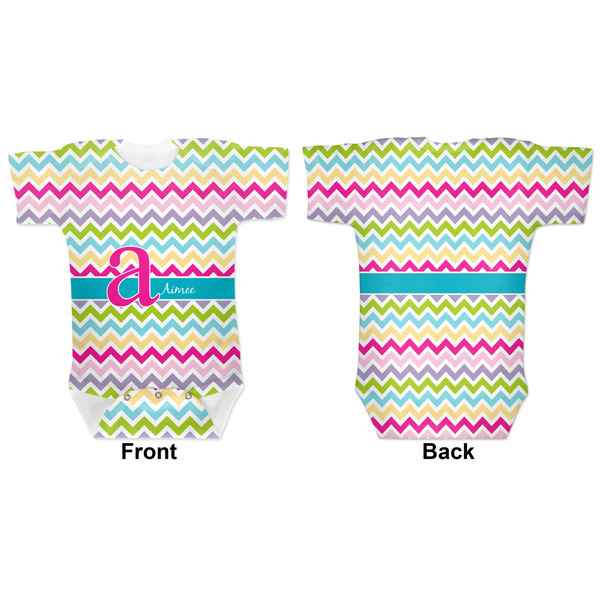 Colorful Chevron Baby Bodysuit Approval
