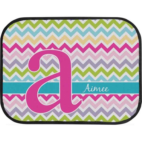 Colorful Chevron Back Seat Car Mat