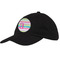 Colorful Chevron Baseball Cap - Black (Personalized)