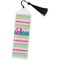 Colorful Chevron Bookmark with tassel - Flat