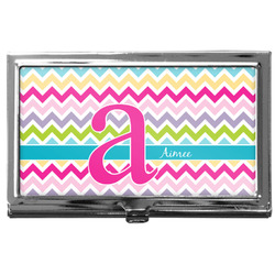 Colorful Chevron Business Card Case