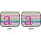 Colorful Chevron Car Floor Mats (Back Seat) (Approval)