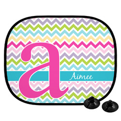 Colorful Chevron Car Side Window Sun Shade (Personalized)