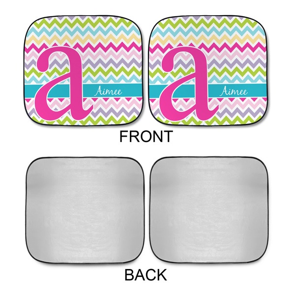 Colorful Chevron Car Sun Shades - APPROVAL