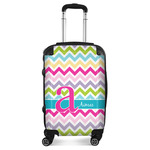 Colorful Chevron Suitcase (Personalized)