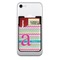 Colorful Chevron Cell Phone Credit Card Holder w/ Phone