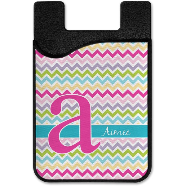 Colorful Chevron Cell Phone Credit Card Holder