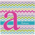Colorful Chevron Ceramic Tile Hot Pad (Personalized)