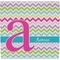 Colorful Chevron Ceramic Tile Hot Pad (Personalized)