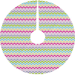 Colorful Chevron Tree Skirt