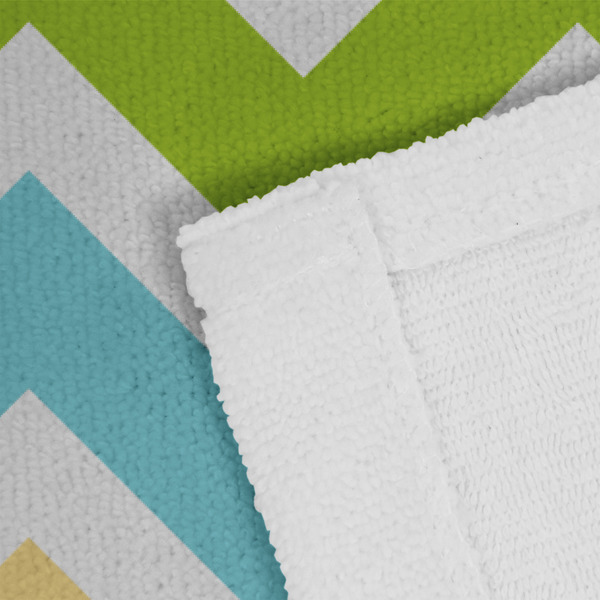 Colorful Chevron Close up of Fabric