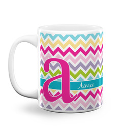 Colorful Chevron Coffee Mug (Personalized)