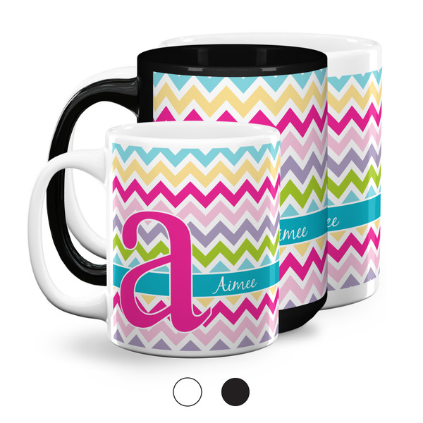 Colorful Chevron Coffee Mugs Main