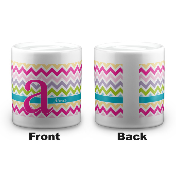 Colorful Chevron Coin Bank - Apvl