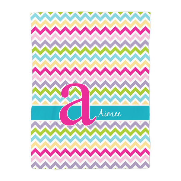 Colorful Chevron Comforter - Twin - Front