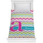 Colorful Chevron Comforter - Twin (Personalized)