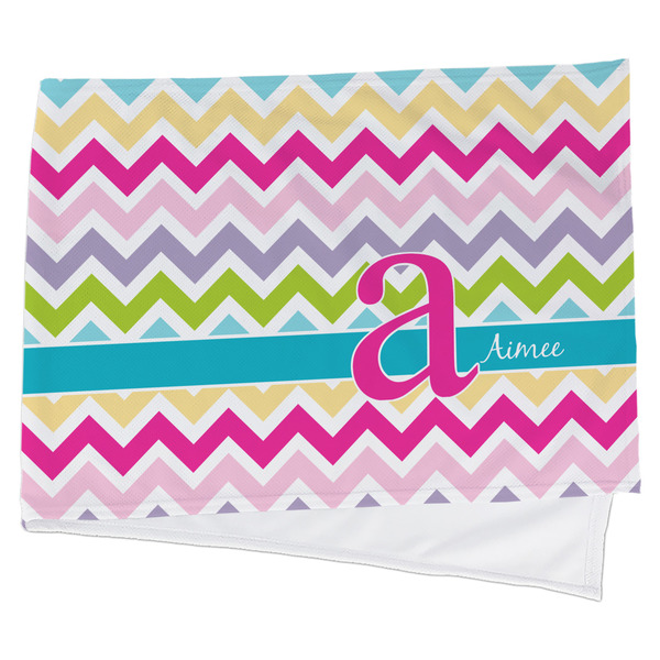 Custom Colorful Chevron Cooling Towel (Personalized)