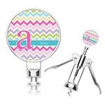 Colorful Chevron Corkscrew (Personalized)
