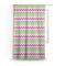 Colorful Chevron Curtain With Window and Rod