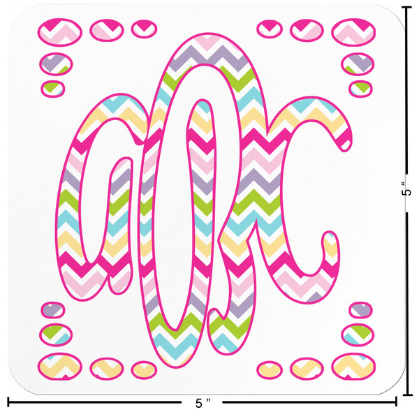 Colorful Chevron Custom Shape Iron On Patches - L - APPROVAL