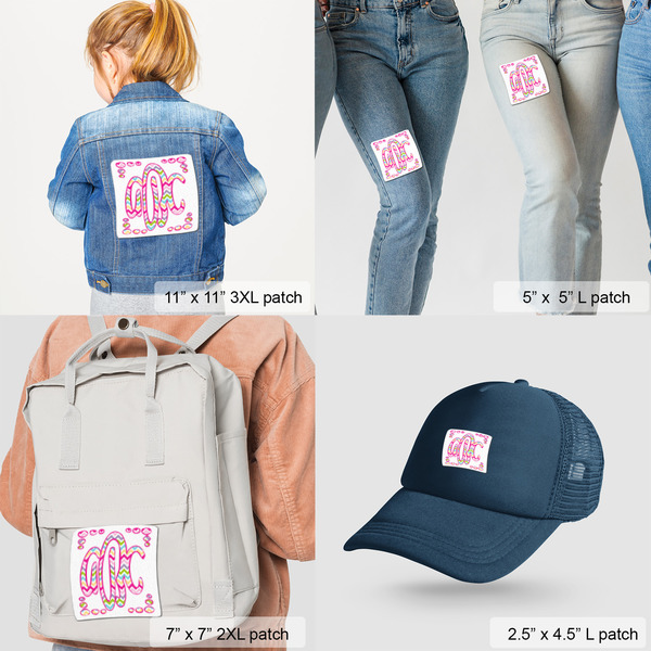 Colorful Chevron Custom Shape Iron On Patches - LIFESTYLE