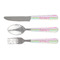 Colorful Chevron Cutlery Set - FRONT