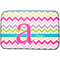 Colorful Chevron Dish Drying Mat w/ Name and Initial