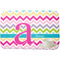 Colorful Chevron Dish Drying Mat - with cup