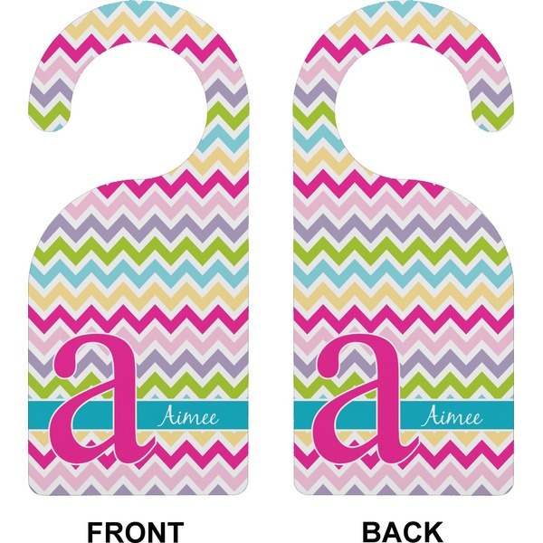 Colorful Chevron Door Hanger (Approval)