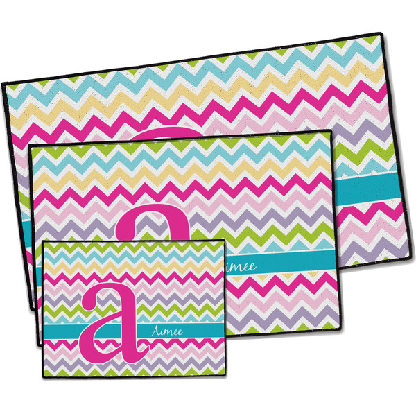 Colorful Chevron Door Mats - PARENT MAIN