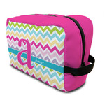 Colorful Chevron Toiletry Bag / Dopp Kit (Personalized)