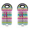 Colorful Chevron Double Wine Tote - APPROVAL (new)